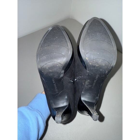 Bandolino Women's Faux Suede Ankle Boots Booties High Heels Shoes 8 - Picture 7 of 8